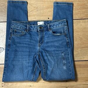 So Brand stretchy Adjustable Tabs, zipper, skinny jeans  Girls size 16 NWT